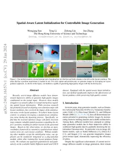Spatial-Aware Latent Initialization for Controllable Image Generation
