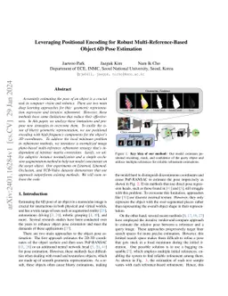Leveraging Positional Encoding for Robust Multi-Reference-Based Object
  6D Pose Estimation
