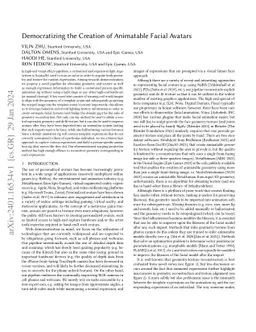 Democratizing the Creation of Animatable Facial Avatars