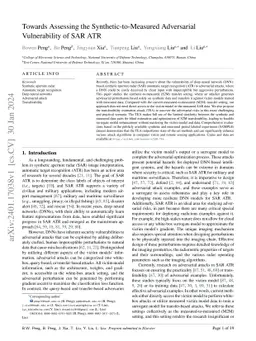 Towards Assessing the Synthetic-to-Measured Adversarial Vulnerability of
  SAR ATR