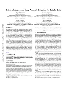Making Parametric Anomaly Detection on Tabular Data Non-Parametric Again