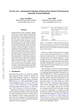 SemScore: Automated Evaluation of Instruction-Tuned LLMs based on
  Semantic Textual Similarity