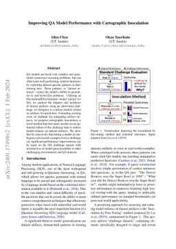 Improving QA Model Performance with Cartographic Inoculation