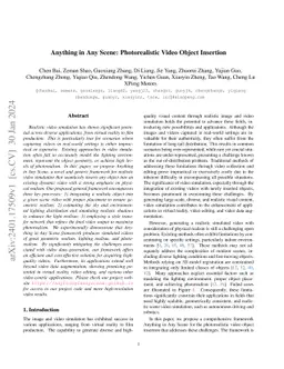 Anything in Any Scene: Photorealistic Video Object Insertion