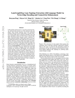 LaneGraph2Seq: Lane Topology Extraction with Language Model via
  Vertex-Edge Encoding and Connectivity Enhancement