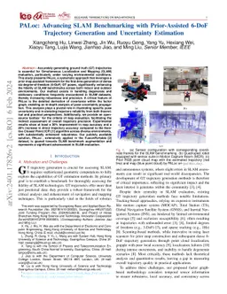PALoc: Advancing SLAM Benchmarking with Prior-Assisted 6-DoF Trajectory
  Generation and Uncertainty Estimation