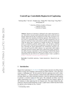 ControlCap: Controllable Region-level Captioning
