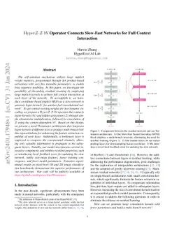 HyperZ$\cdot$Z$\cdot$W Operator Connects Slow-Fast Networks for Full
  Context Interaction