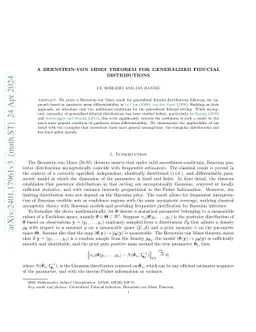 A Bernstein-von Mises Theorem for Generalized Fiducial Distributions
