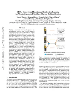 CPCL: Cross-Modal Prototypical Contrastive Learning for Weakly Supervised Text-based Person Retrieval