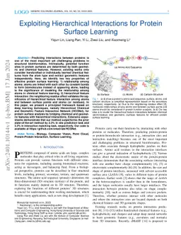 Exploiting Hierarchical Interactions for Protein Surface Learning