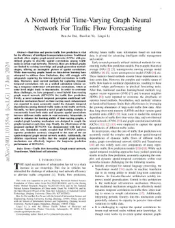 A novel hybrid time-varying graph neural network for traffic flow
  forecasting