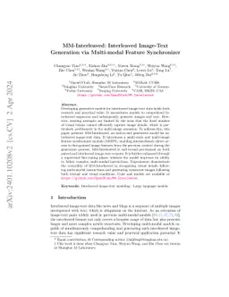 MM-Interleaved: Interleaved Image-Text Generative Modeling via
  Multi-modal Feature Synchronizer