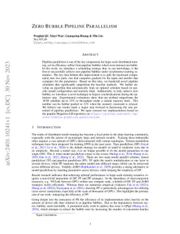 Zero Bubble Pipeline Parallelism