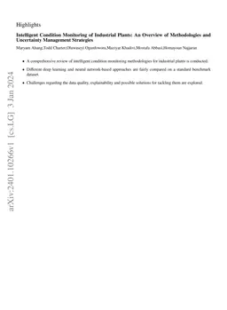 Intelligent Condition Monitoring of Industrial Plants: An Overview of Methodologies and Uncertainty Management Strategies