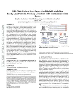 MELODY: Robust Semi-Supervised Hybrid Model for Entity-Level Online
  Anomaly Detection with Multivariate Time Series