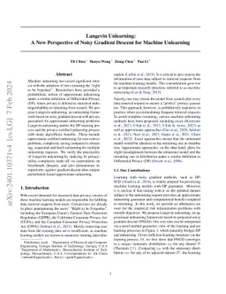 Langevin Unlearning: A New Perspective of Noisy Gradient Descent for
  Machine Unlearning