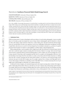 PhotoScout: Synthesis-Powered Multi-Modal Image Search