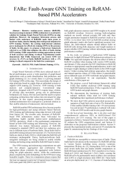 FARe: Fault-Aware GNN Training on ReRAM-based PIM Accelerators