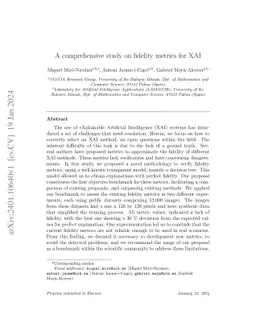 A comprehensive study on fidelity metrics for XAI