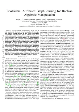 BoolGebra: Attributed Graph-learning for Boolean Algebraic Manipulation