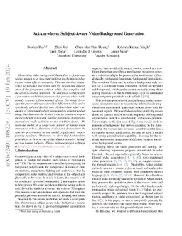 ActAnywhere: Subject-Aware Video Background Generation