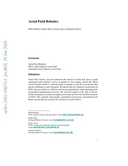 Aerial Field Robotics