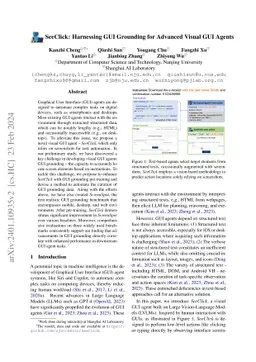 SeeClick: Harnessing GUI Grounding for Advanced Visual GUI Agents