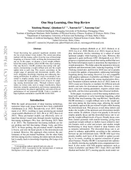 One Step Learning, One Step Review