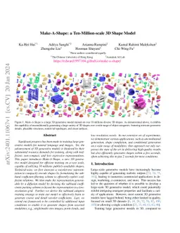 Make-A-Shape: a Ten-Million-scale 3D Shape Model