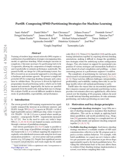 PartIR: Composing SPMD Partitioning Strategies for Machine Learning