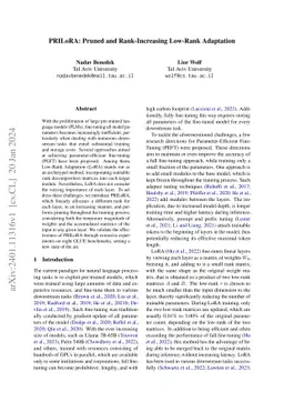 PRILoRA: Pruned and Rank-Increasing Low-Rank Adaptation