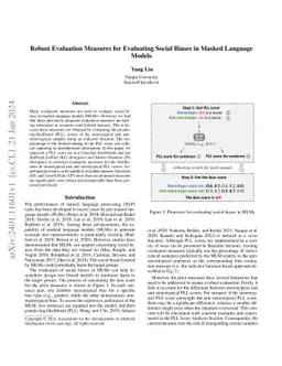 Robust Evaluation Measures for Evaluating Social Biases in Masked
  Language Models