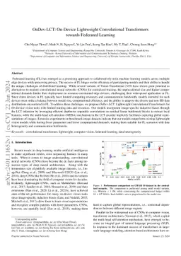 OnDev-LCT: On-Device Lightweight Convolutional Transformers towards federated learning
