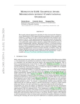 Momentum-SAM: Sharpness Aware Minimization without Computational Overhead