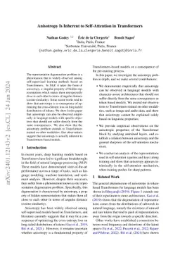 Anisotropy Is Inherent to Self-Attention in Transformers