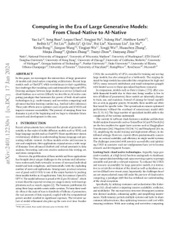Computing in the Era of Large Generative Models: From Cloud-Native to
  AI-Native