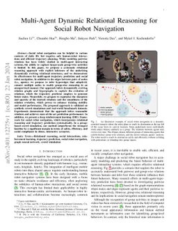 Multi-Agent Dynamic Relational Reasoning for Social Robot Navigation
