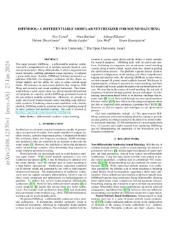 DiffMoog: a Differentiable Modular Synthesizer for Sound Matching