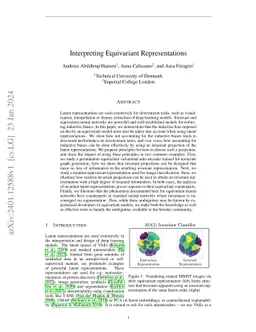Interpreting Equivariant Representations