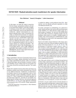 EEND-M2F: Masked-attention mask transformers for speaker diarization