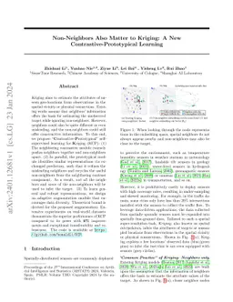 Non-Neighbors Also Matter to Kriging: A New Contrastive-Prototypical
  Learning