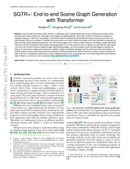 SGTR+: End-to-end Scene Graph Generation with Transformer