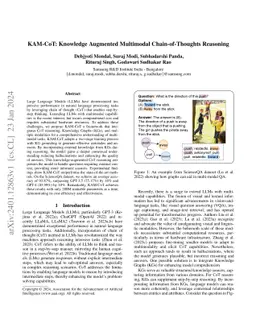 KAM-CoT: Knowledge Augmented Multimodal Chain-of-Thoughts Reasoning