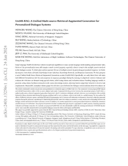 UniMS-RAG: A Unified Multi-source Retrieval-Augmented Generation for
  Personalized Dialogue Systems