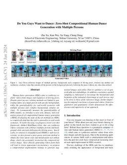 Do You Guys Want to Dance: Zero-Shot Compositional Human Dance
  Generation with Multiple Persons