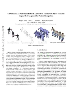 GTAutoAct: An Automatic Datasets Generation Framework Based on Game
  Engine Redevelopment for Action Recognition