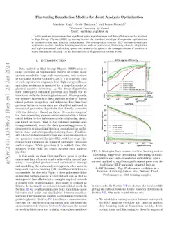 Finetuning Foundation Models for Joint Analysis Optimization