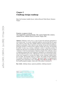 Challenge design roadmap