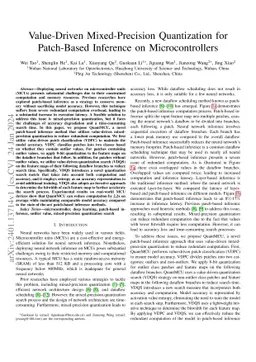 Value-Driven Mixed-Precision Quantization for Patch-Based Inference on
  Microcontrollers